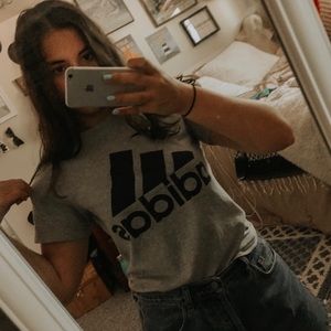 Gray Adidas T-shirt